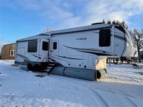 fifth wheel skirting kits|insulated camper skirting for winter.